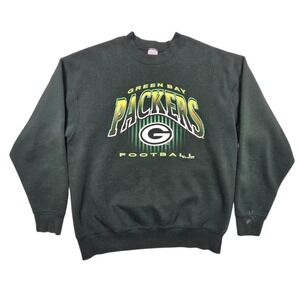Vintage Salem Sportswear 1995 Green Bay Packers Sweatshirt XL Green NFL USA 90s